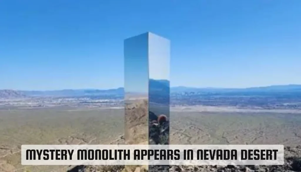 Mystery Monolith appears in Nevada desert