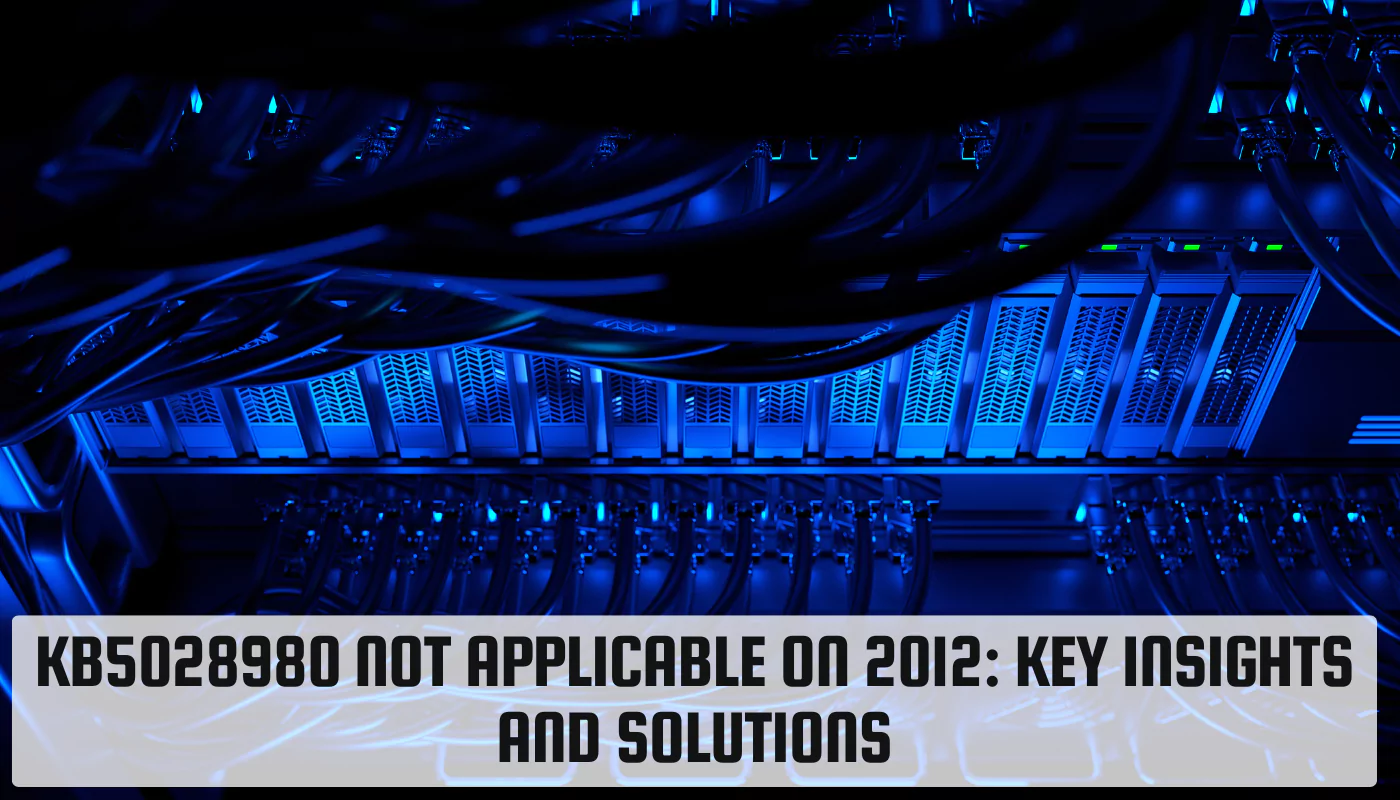 KB5028980 Not Applicable on 2012