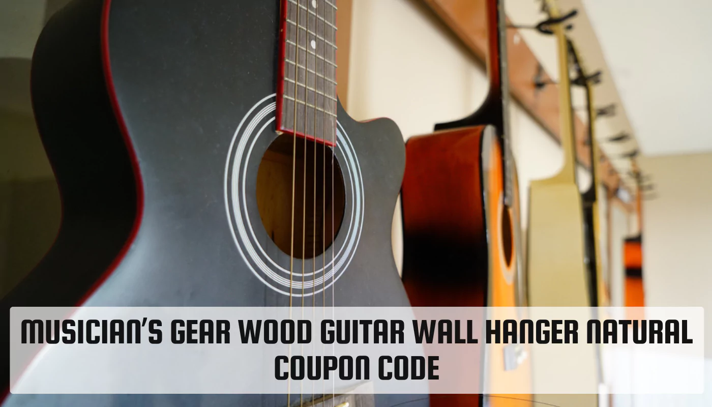 Musician’s Gear Wood Guitar Wall Hanger Natural Coupon Code