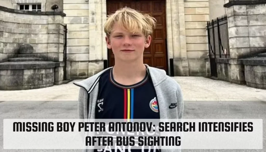 Missing Boy Peter Antonov