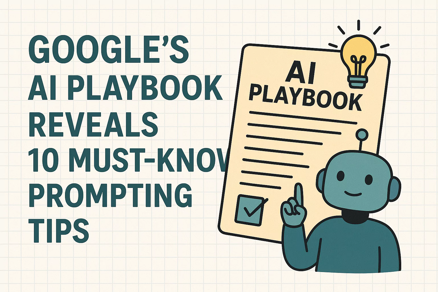 Google’s AI Playbook Reveals 10 Must-Know Prompting Tips