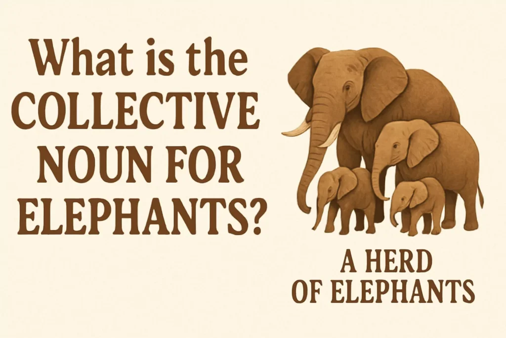 What Is the Collective Noun for Elephants? Find Out Here Collective Noun for Elephants