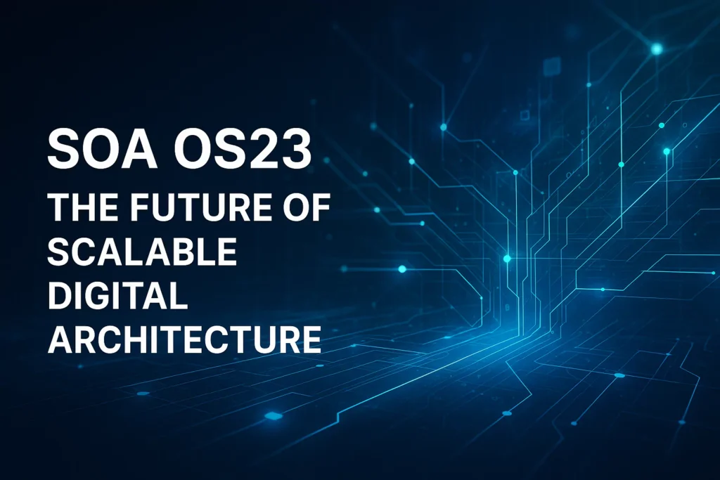 SOA OS23: The Future of Scalable Digital Architecture SOA OS23