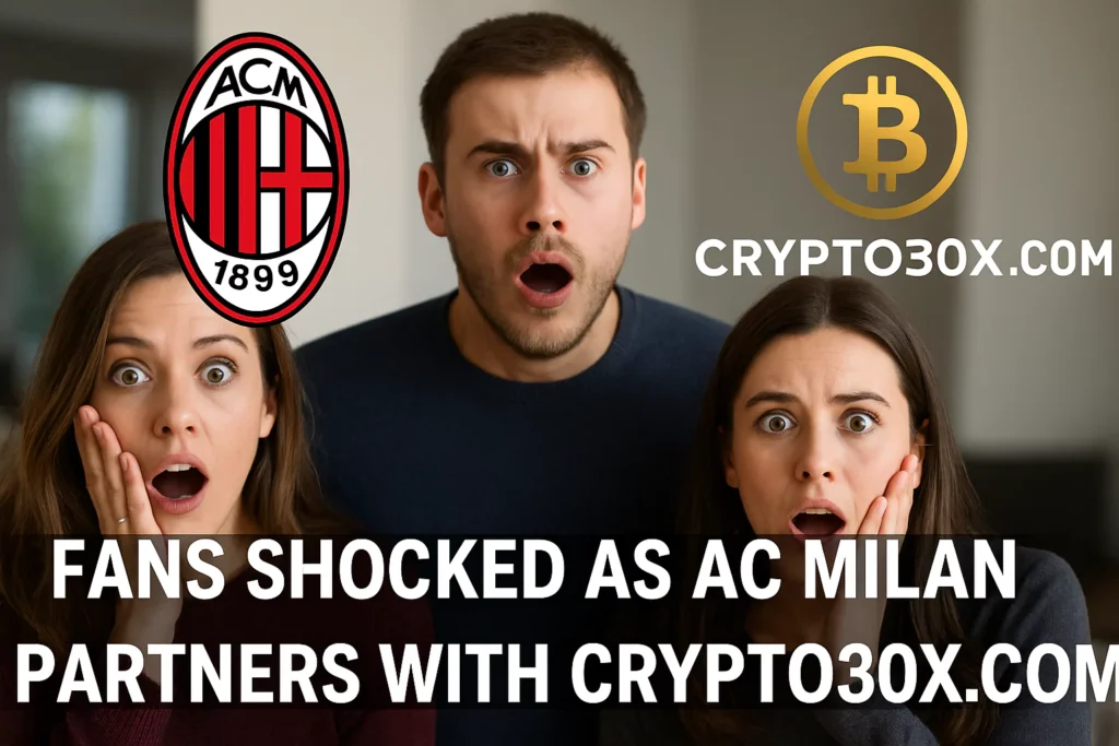 Crypto30x.com AC Milan Deal Shocks Fans and Crypto Enthusiasts Crypto30x.com AC Milan Deal