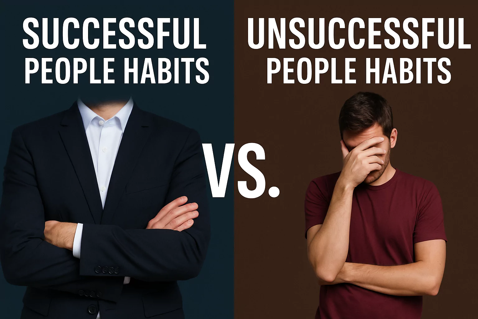 Successful People Habits Vs. Unsuccessful People
