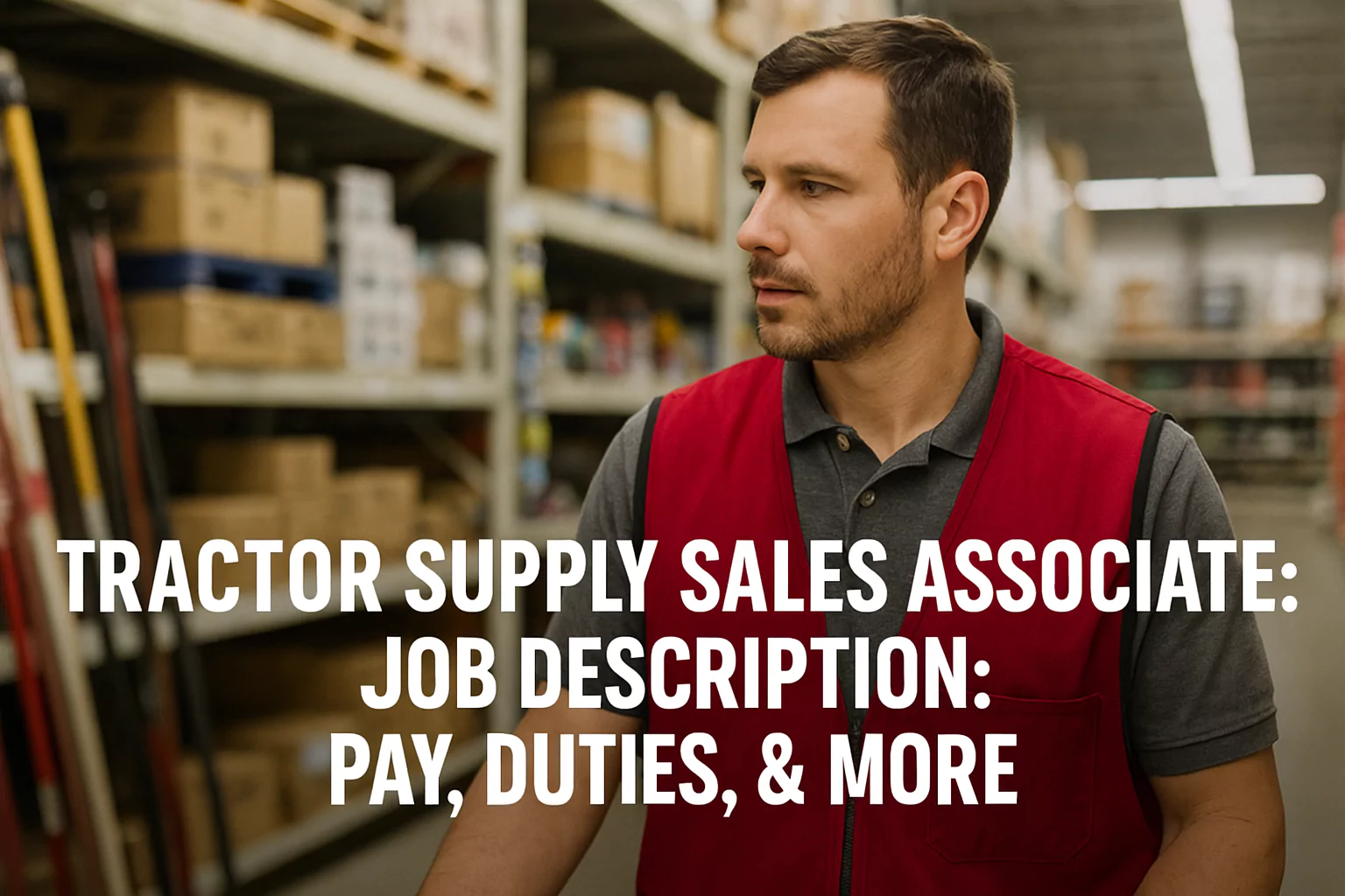 Tractor Supply Sales Associate Job Description