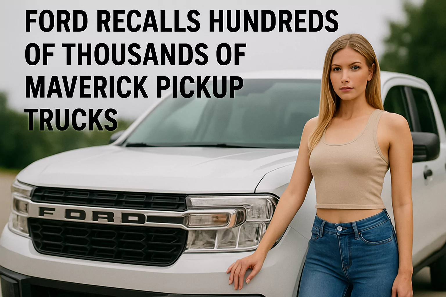 Ford Recalls Hundreds Of Thousands Of Maverick Pickup Trucks