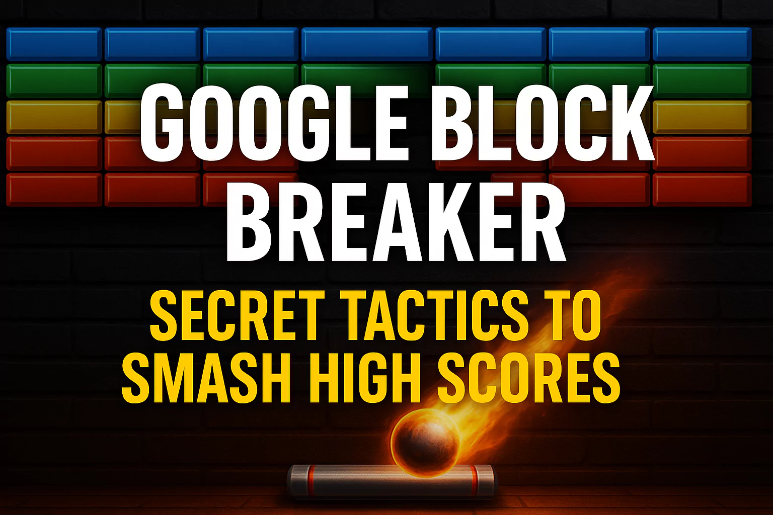 Google Block Breaker