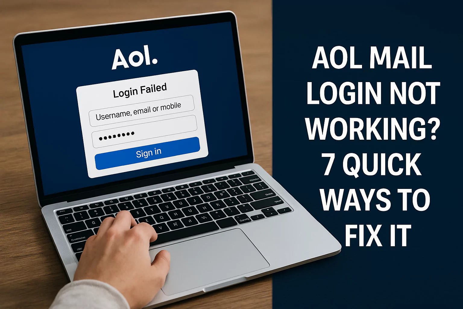 Can’t Sign into AOL Mail