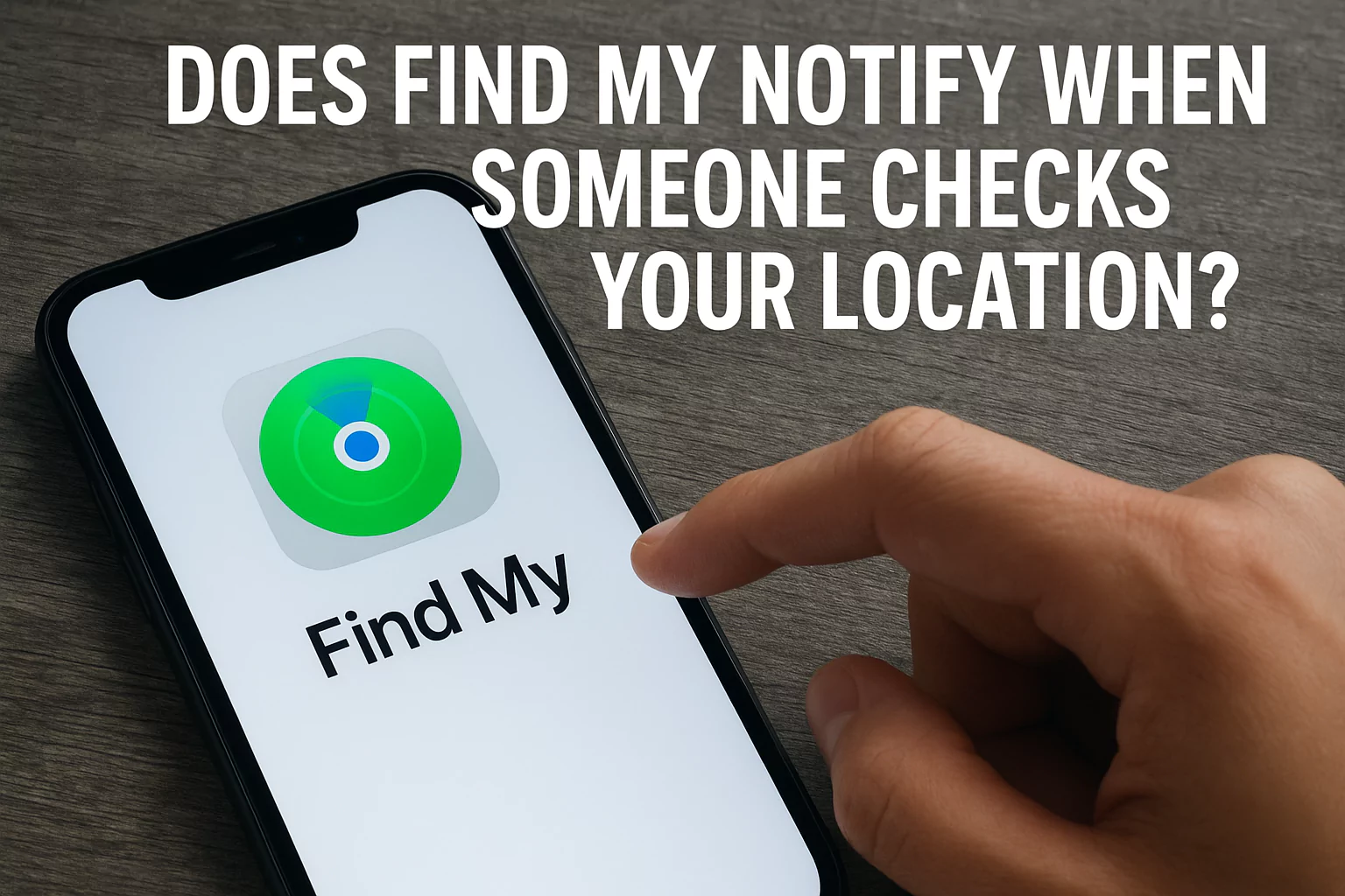 Does Find My notify when someone checks your location