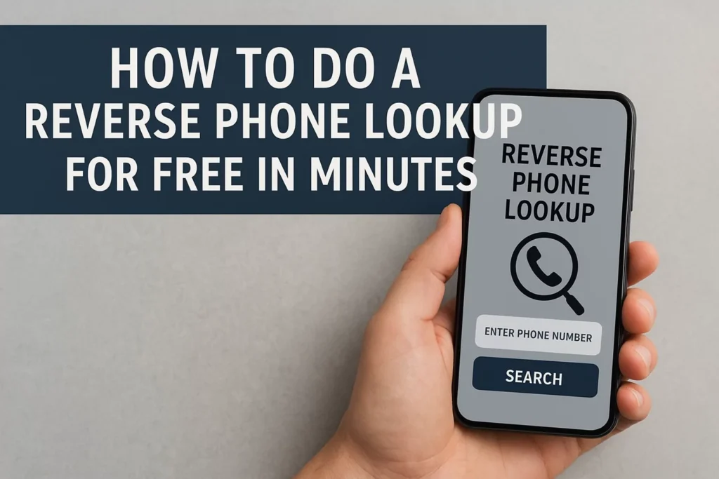 How to Do a Reverse Phone Lookup for Free in Minutes How to Do a Reverse Phone Lookup