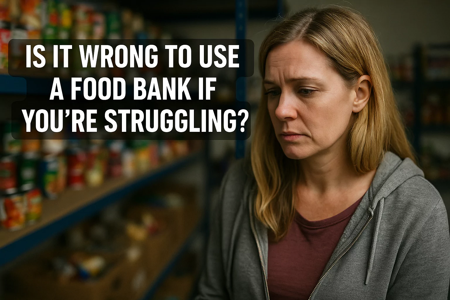 Is It Wrong to Use a Food Bank If You're Struggling