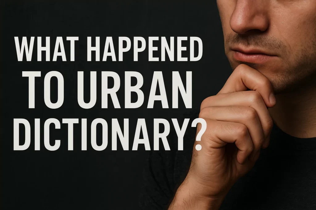 What Happened to Urban Dictionary? Urban Dictionary’s Fate 2025 What Happened to Urban Dictionary