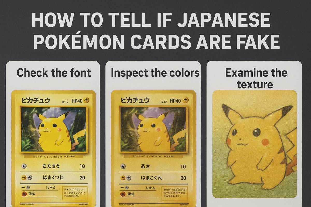How To Tell If Japanese Pokemon Cards are Fake