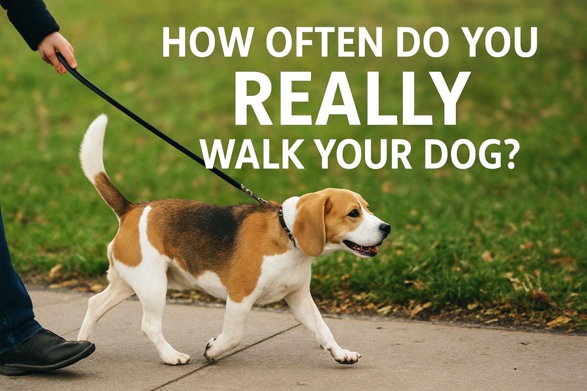 How often do you REALLY walk your dog