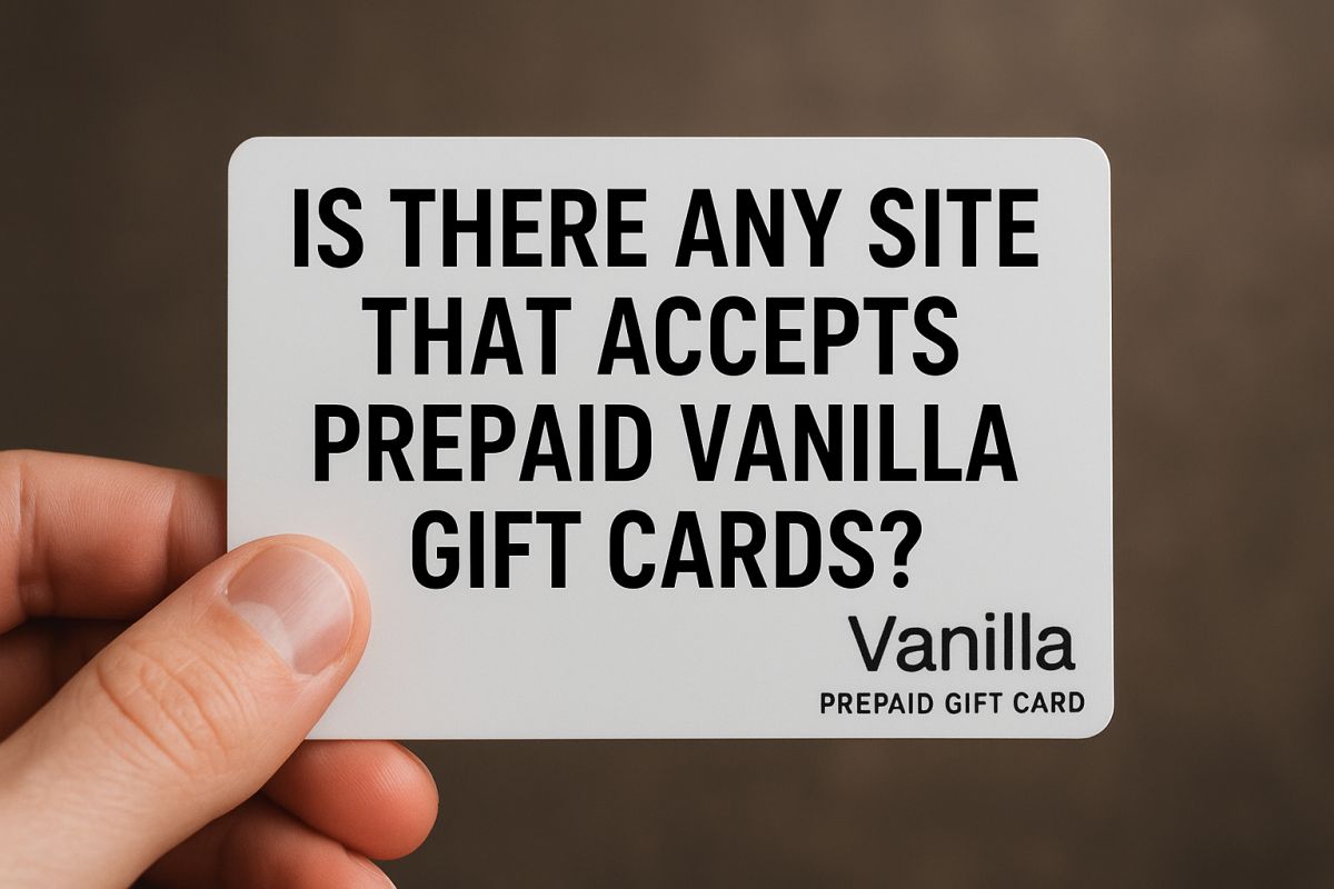Is There Any Site That Accepts Prepaid Vanilla Gift Cards