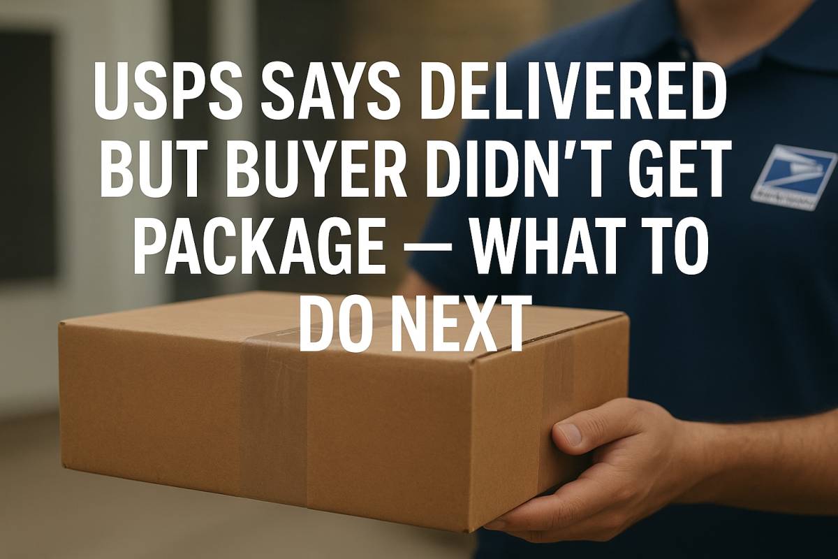 USPS Says Delivered but Buyer Didn’t Get Package