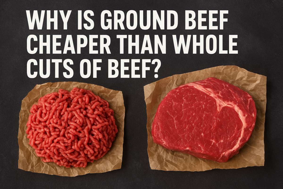 Why Is Ground Beef Cheaper Than Whole Cuts of Beef
