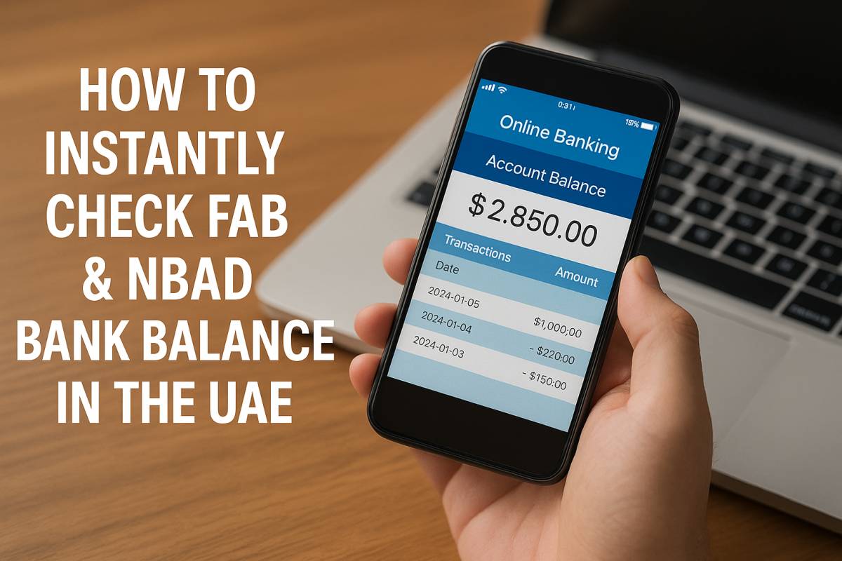 Check FAB & NBAD Bank Balance