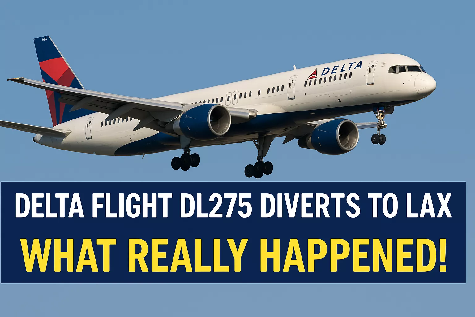 Delta Flight DL275 Diverts to LAX