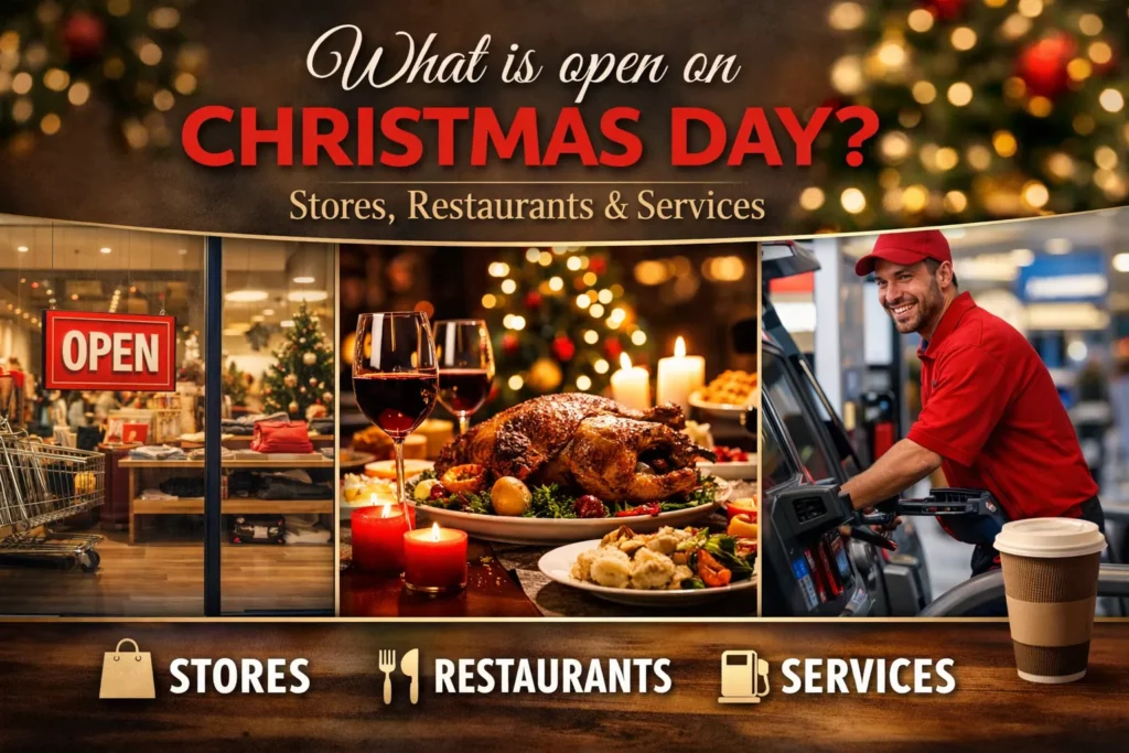 What is open on christmas day