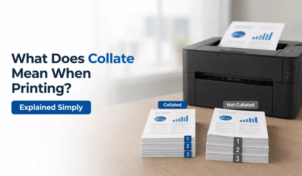 What Does Collate Mean When Printing
