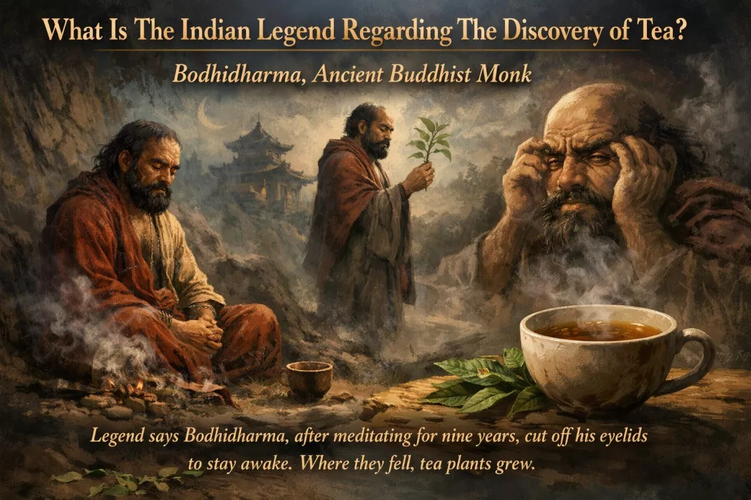 What Is The Indian Legend Regarding The Discovery of Tea
