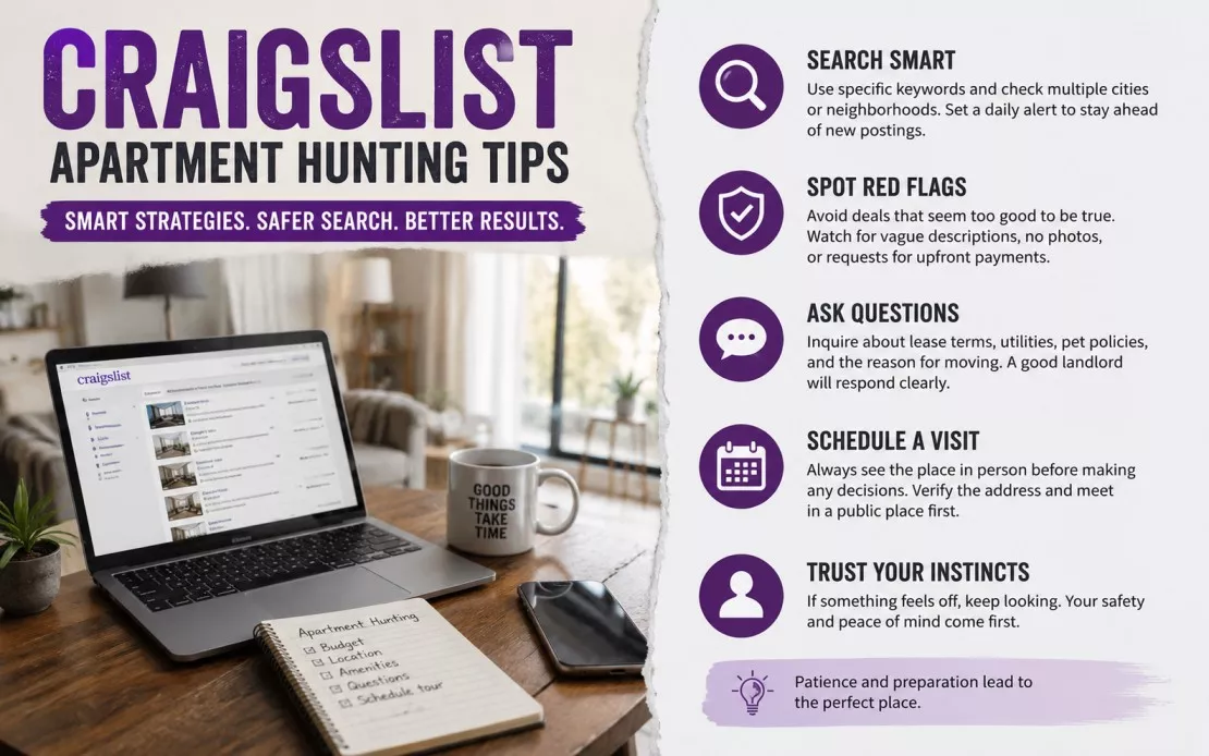 Craigslist Apartment Hunting Tips