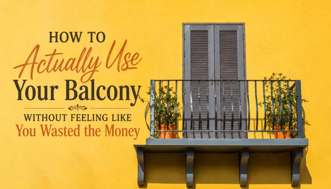 How to Actually Use Your Balcony