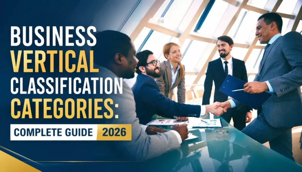Business Vertical Classification Categories