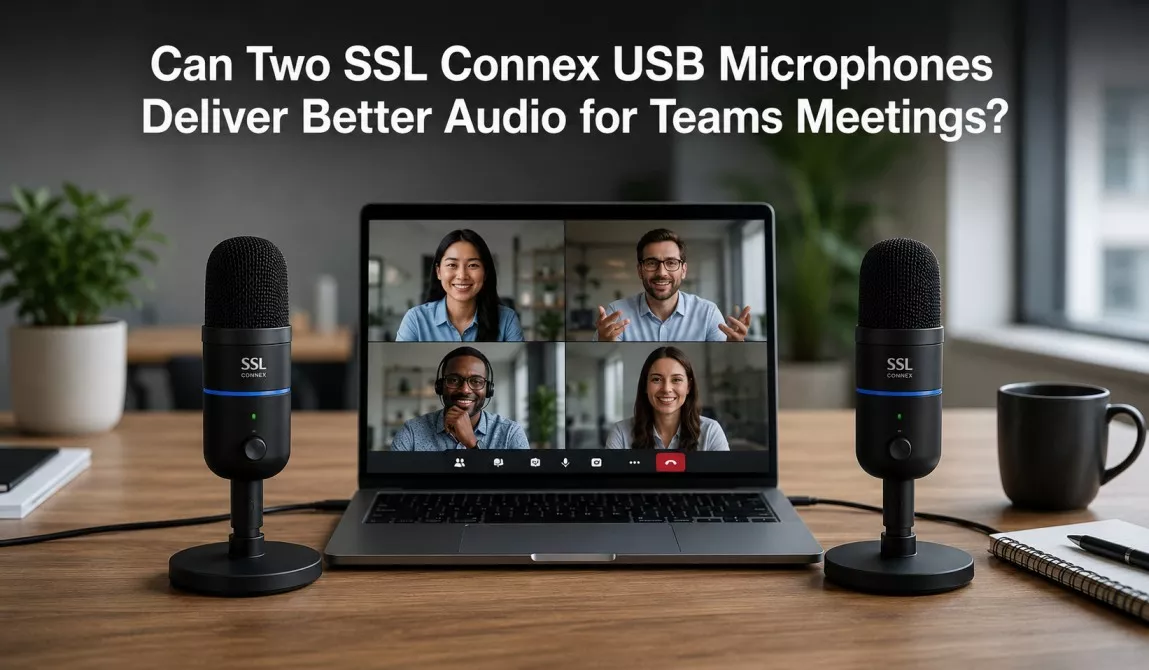 Can Two SSL Connex USB Microphones Deliver Better Audio for Teams Meetings