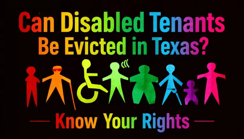 Can Disabled Tenants Be Evicted in Texas