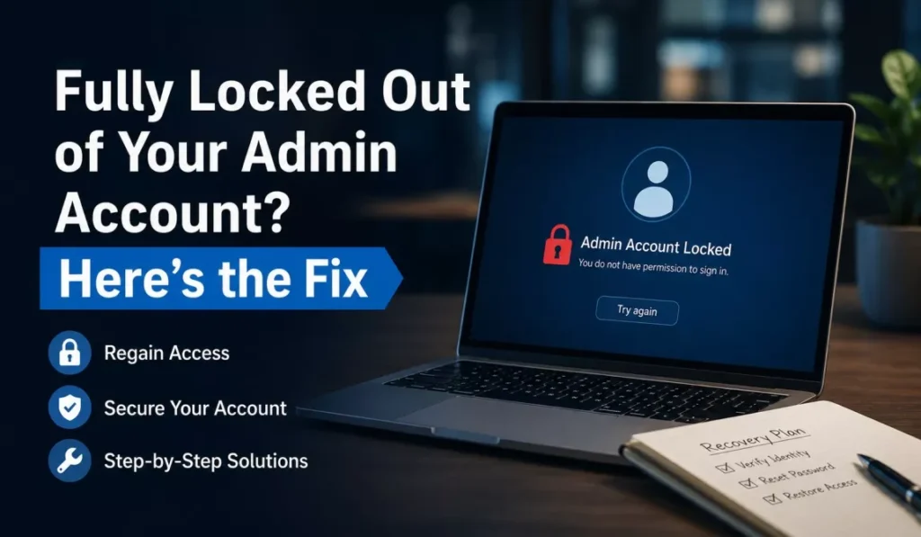 Fully Locked Out of Your Admin Account