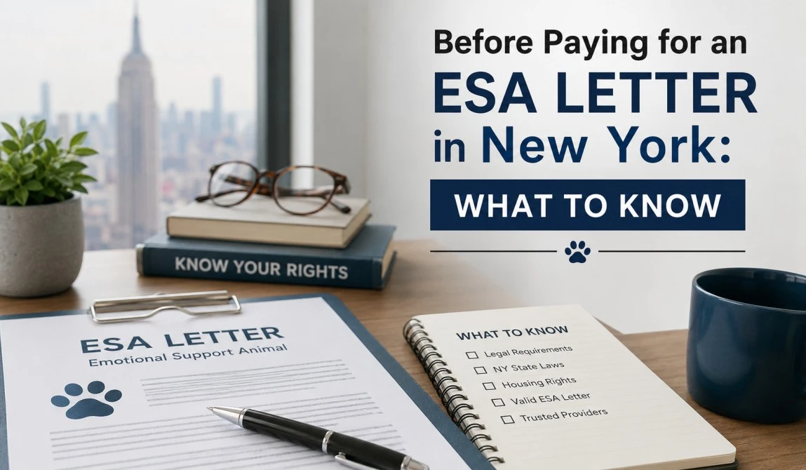 Before Paying for an ESA Letter in New York