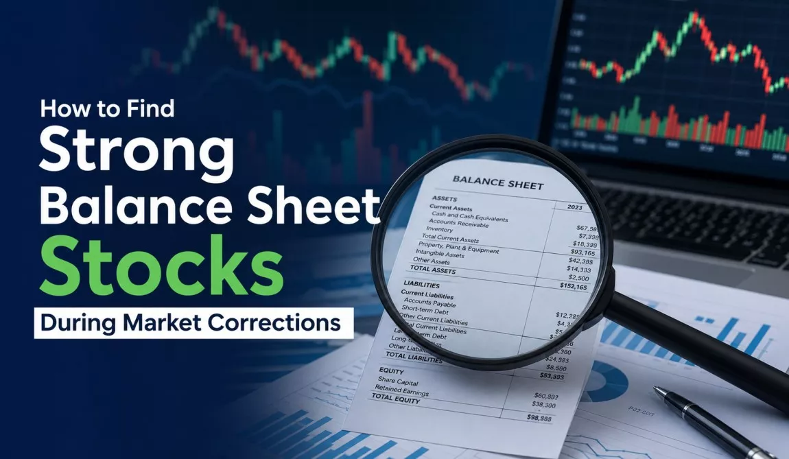 Find Strong Balance Sheet Stocks During Market Corrections