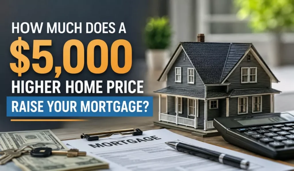 How Much Does a $5,000 Higher Home Price Raise Your Mortgage