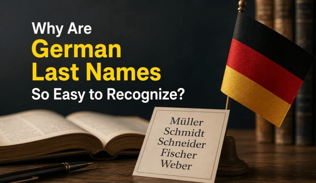 Why Are German Last Names So Easy to Recognize