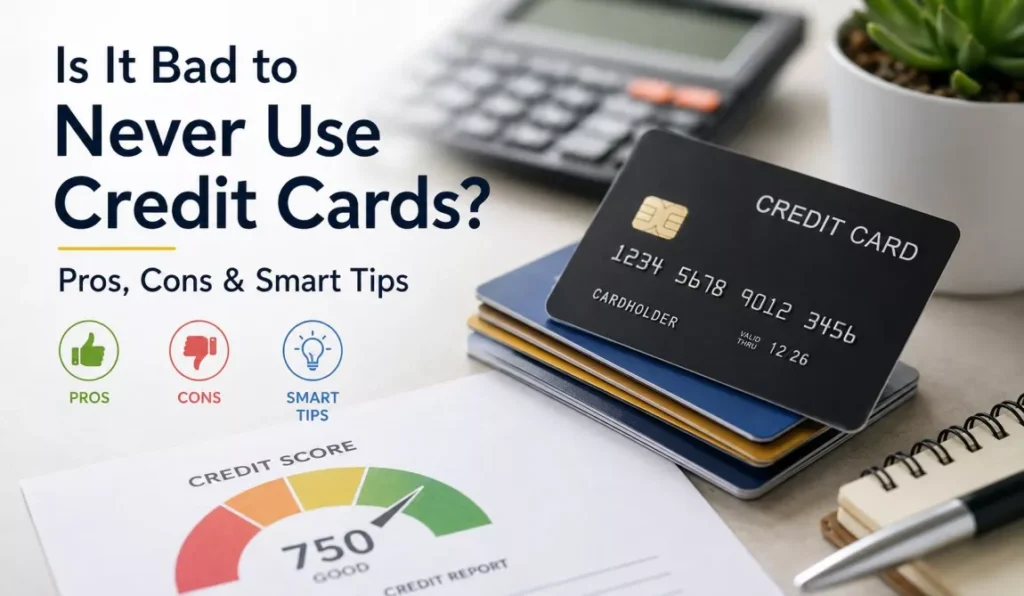Is It Bad to Never Use Credit Cards