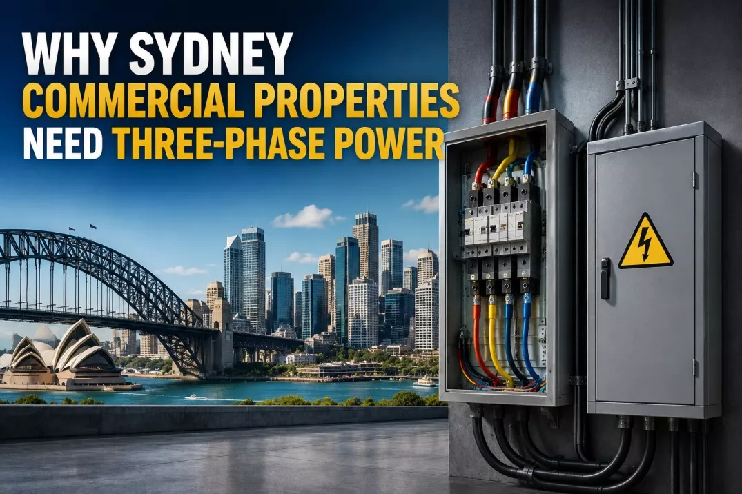Why Sydney Commercial Properties Need Three-Phase Power
