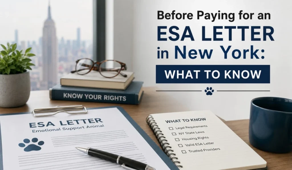 Before Paying for an ESA Letter in New York